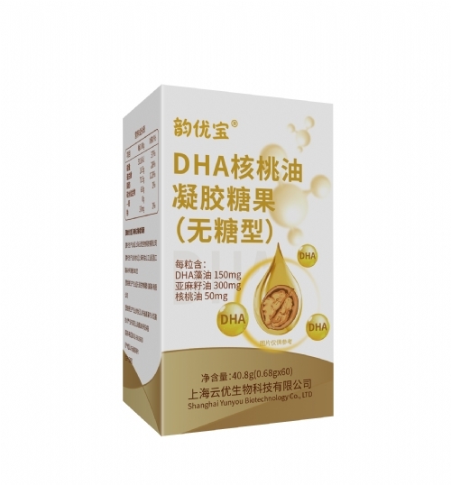 dha核桃油凝膠糖果(無(wú)糖型)亞麻籽油oha藻油核桃油