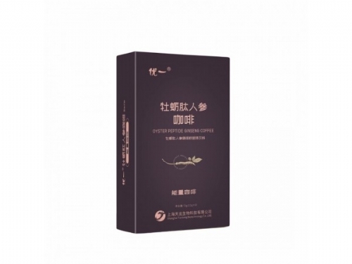 優(yōu)一®牡蠣肽 人參咖啡 固體飲料 藥食同源 OEM定制貼牌